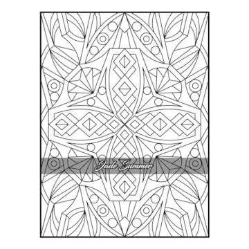 100 Amazing Patterns Adult Coloring Book for Relaxation