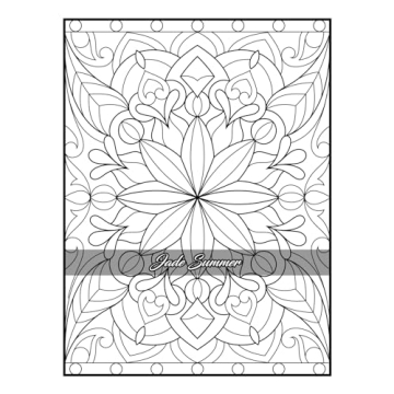 100 Amazing Patterns Adult Coloring Book for Relaxation