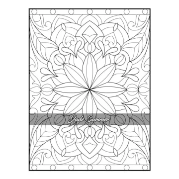 100 Amazing Patterns Adult Coloring Book for Relaxation