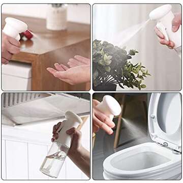 Oil Sprayer for Cooking - 210ml Dispenser Mister Bottle