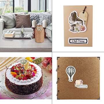 FaCraft Scrapbooking Supplies Vintage Ephemera 50 PCS