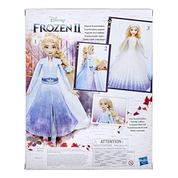 Disney Frozen 2 Elsa Transformation Doll with Outfits