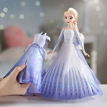 Disney Frozen 2 Elsa Transformation Doll with Outfits