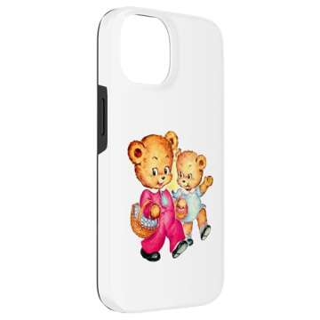 iPhone 14 Cute Coquette Bear Aesthetic Trendy Case