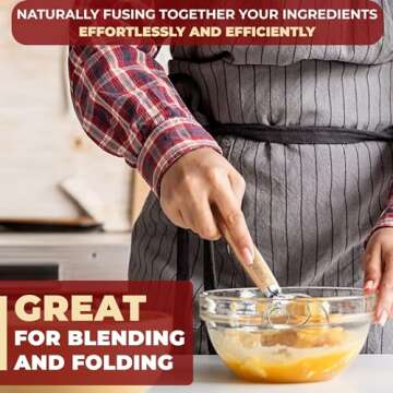 ORBLUE Premium Danish Dough Whisk - Dutch Whisk with Stainless Steel Ring - Danish Whisk for Bread, Pastry or Pizza Dough, 13-inch 2-PACK