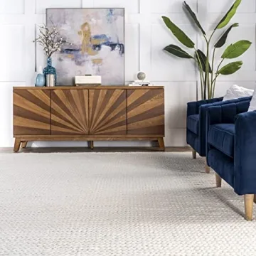 nuLOOM 2x6 Handmade Wool Braided Rug, Elegant & Soft