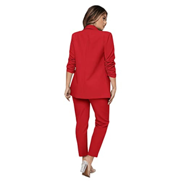 Stylish SweatyRocks Women's 2 Piece Suit Set for Office