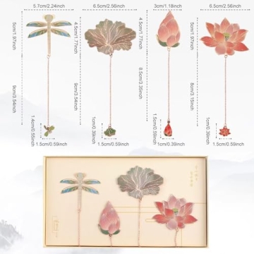 KEEPEXE Gorgeous Metal Bookmarks Perfect for Every Book Lover