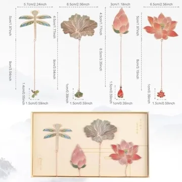 KEEPEXE Gorgeous Metal Bookmarks Perfect for Every Book Lover