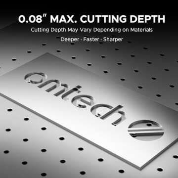 OMTech 30W Fiber Laser Engraver for Precision Marking