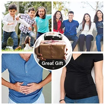 WHIPPY No Buckle Stretch Women Belt Set for 22-36 Inches