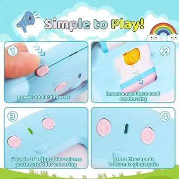 Talking Flash Cards for Toddlers 1 2 3 4 5 Years, 224 Sight Words, Autism Sensory Toys for Autistic Children,Learning Montessori Toys, Educational Preschool Gifts for Kids Ages 2-4