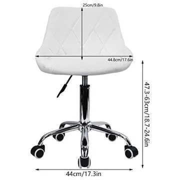 KKTONER Height Adjustable Swivel Chair for Office & Home