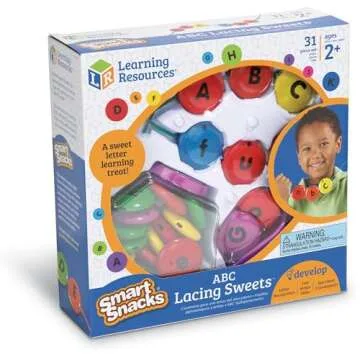 Learning Resources ABC Lacing Sweets - Educational Toy for Kids