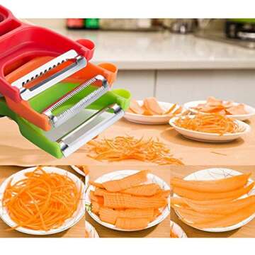 3-Pack Vegetable Peeler Carbon Steel Blade, Melon Planer and Vegetable planer, Fruit Potato Vegetabl...