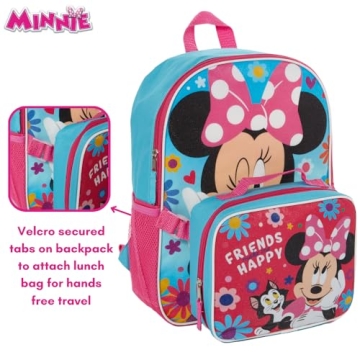 Disney Minnie Mouse Backpack & Insulated Lunch Bag Set