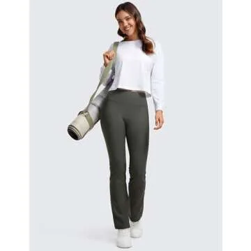 CRZ YOGA Women's Pima Cotton Long Sleeve Workout Shirt