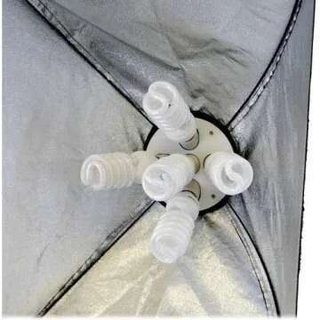 CowboyStudio 2275 Watt Digital Video Continuous Softbox Lighting Kit with Boom and Carrying Case, 2000w Boom Kit