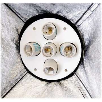 CowboyStudio 2275 Watt Digital Video Continuous Softbox Lighting Kit with Boom and Carrying Case, 2000w Boom Kit