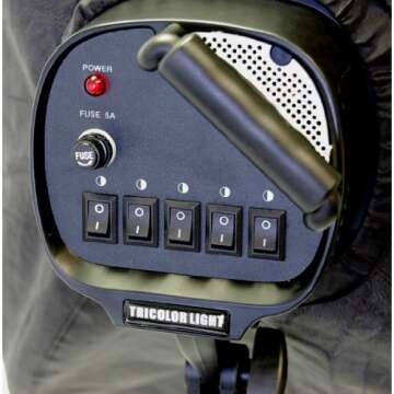 CowboyStudio 2275 Watt Digital Video Continuous Softbox Lighting Kit with Boom and Carrying Case, 2000w Boom Kit