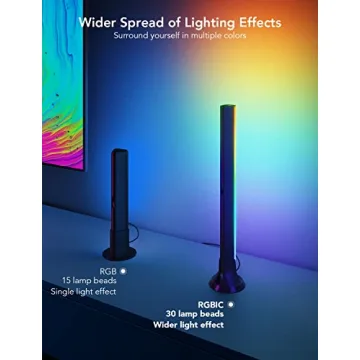 Govee RGBIC Light Bars for TVs, Works with Alexa