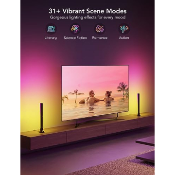 Govee RGBIC Light Bars for TVs, Works with Alexa