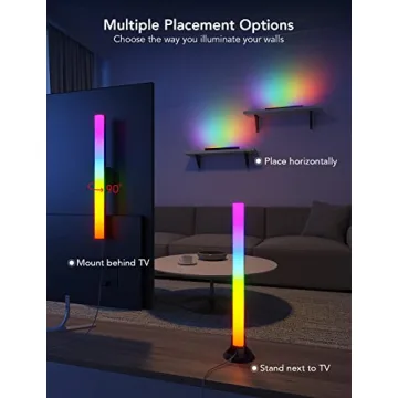 Govee RGBIC Light Bars for TVs, Works with Alexa
