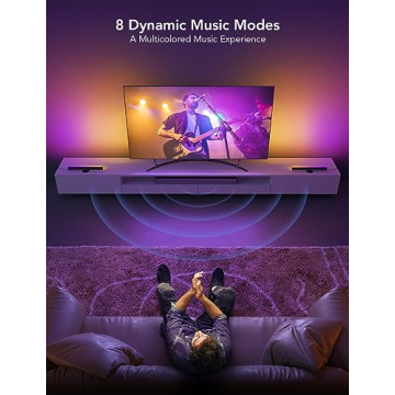 Govee RGBIC Light Bars for TVs, Works with Alexa