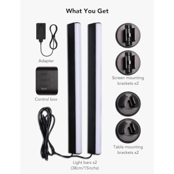 Govee RGBIC Light Bars for TVs, Works with Alexa