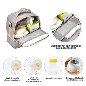 Stylish Breast Pump Backpack Cooler for Busy Moms