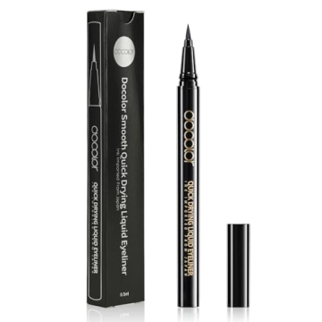 Docolor Waterproof Eyeliner Pen – Super Slim Precision Liquid Eyeliner for All-Day Wear
