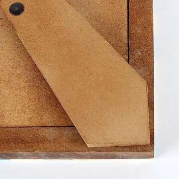 Handicrafts Home Checked Pattern Picture Photo Frame Handmade Naturals Bone Frames For Photo Frames - 4x6 inch Grey & White