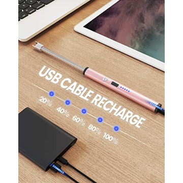 VEHHE Rechargeable Candle Lighter - 2 Pack Electric Lighters