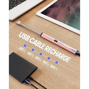 VEHHE Rechargeable Candle Lighter - 2 Pack Electric Lighters