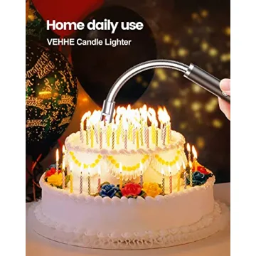 VEHHE Rechargeable Candle Lighter - 2 Pack Electric Lighters