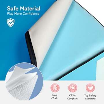 JOYMOR Indoor Soft Foam Climber Play Sets - Toddler Climber with Slide, Stairs & Ramp