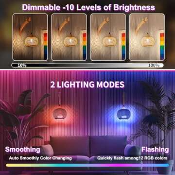 Frideko Rechargeable Battery Wall Sconces with Remote