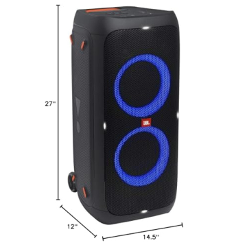 JBL PartyBox 310 - Renewed Black Bluetooth Speaker