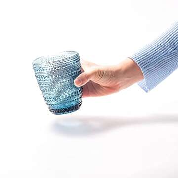 Buy TIMEFOTO Vintage Drinking Glasses Set for Home