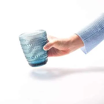 Buy TIMEFOTO Vintage Drinking Glasses Set for Home