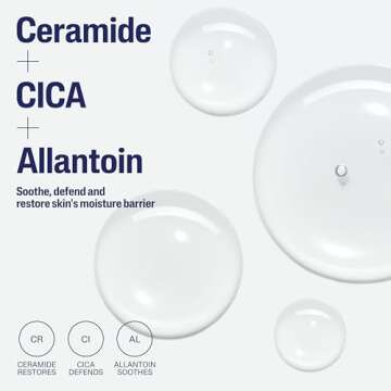 Cetaphil Ceramide Serum, Hydrates and Restores Skin Barrier, Formulated with Ceramides & Centella Asiatica, Designed for Sensitive Skin, Fragrance Free, Dermatologist Tested, 1oz