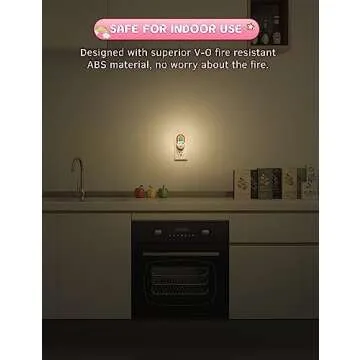 Rainbow Night Light for Kids, Dusk to Dawn Sensor