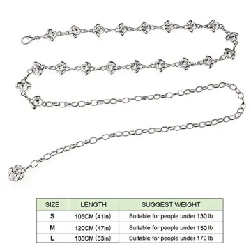 Glamorstar Rhinestone Chain Belt - Stylish Accessory for Women