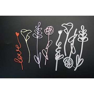 Metal Flowers and Plants Love Cutting Dies for Crafting