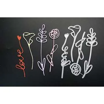 Metal Flowers and Plants Love Cutting Dies for Crafting