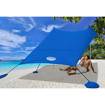UMARDOO Portable 10x10FT Beach Shade Canopy for Family
