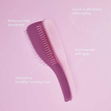 TANGLE TEEZER The Wet Detangler Hairbrush, Raspberry Rouge