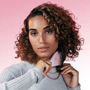 TANGLE TEEZER The Wet Detangler Hairbrush, Raspberry Rouge