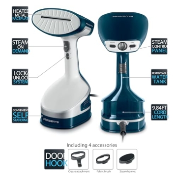 Rowenta Handheld Steamer for Clothes, 1600 Watts, Fast Heat