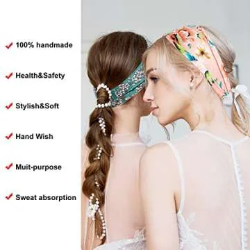 Yunsailing 36 Pcs Boho Headbands for Fashion and Fitness